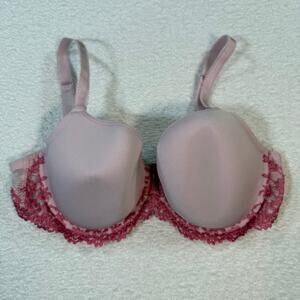 Wacoal Embrace Lace Underwire T-Shirt Bra 853191 pink 36C